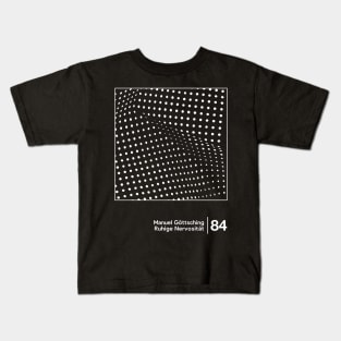 Manuel Göttsching / Original Minimalist Graphic Design Kids T-Shirt